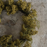 18" GREEN QUEEN ANNE LACE WREATH