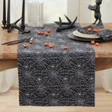 Recycled Jacquard Spider Web Table Runner