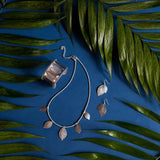 Sanctuary Silver Leaf Drop Earrings