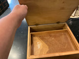 Wood storage box