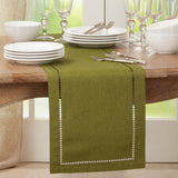 Laser-Cut Hemstitch Runner