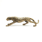 Decorative Jaguar Sculpture-Animal Figurine-18x3x6"