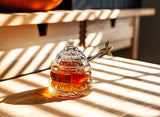 Beehive Honey Pot W/Lid-4"H-1447