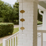 Surya Cascade Floral Engraved Brass Suncatcher