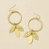 Aamani Vine Hoop Earring - Gold
