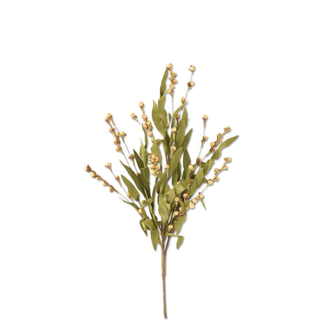 22.5 Inch Beige Eva Berry Bush