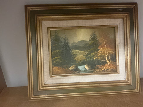 Signed painting
