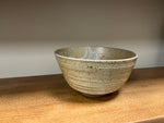 Textured pottery bowl
