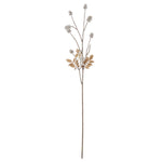 45 Inch Flocked Thistle Spray