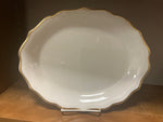 Medium platter gold trim (Syracuse china)