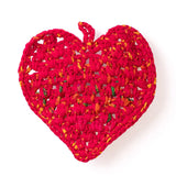 Heart Trivet - Assorted Upcycled Sari
