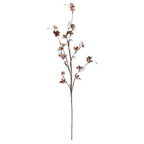 40 Inch Brown Magnolia Blossom Spray