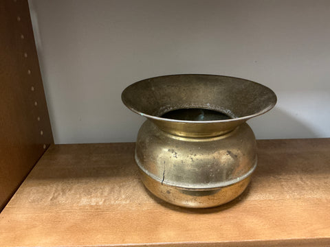 Vintage brass Spittoon