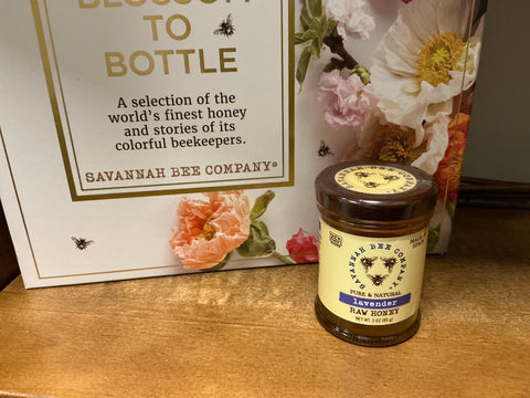 3oz lavender RAW honey