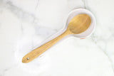 Euro Large Serving Spoon Set, Fruitwood