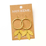 Aamani Vine Hoop Earring - Gold