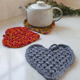 Heart Trivet - Assorted Upcycled Sari