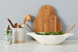Euro Large Serving Spoon Set, Fruitwood