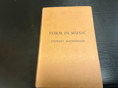 Form in music book