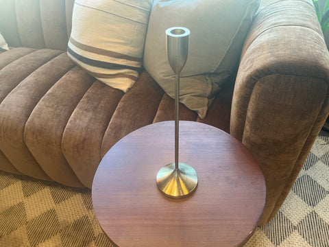 Gold candle holder