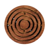 Classic Labyrinth Game - Hand Carved Wood