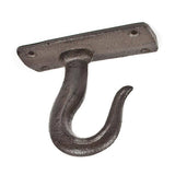 Short Curl Ceiling Hook Dk Brn-3"W