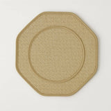13" Woven Round Octagonal Shape Placemat - Natural