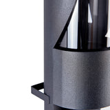 Wall Mount Hugging Metal Candle Sconces with Glass Inserts