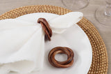 Wooden Interlock Napkin Ring