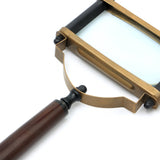 Rectangular Magnifying Glass with Metal Handle