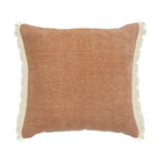 Aspen Fringed Throw Pillow/cover only