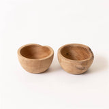 Mini Teak Wood Bowls