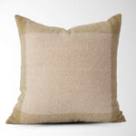 Oden Boucle Pillow Cover with Border – Textured, Decorative