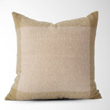 Oden Boucle Pillow Cover with Border – Textured, Decorative