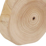 Stool - Ivory/Tan Wood Sturdy Three-Leg Base, 16 in.