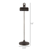 Bookkeepers Clip on Stand, Metal - Lrg - Black