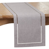 Laser-Cut Hemstitch Runner