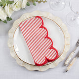 Striped Pattern Cotton Decorative Napkins
