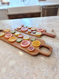 Wood Board With Braided Handle & Tie