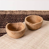Mini Teak Wood Bowls