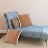 Aspen Fringed Throw Pillow/cover only