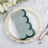 Striped Pattern Cotton Decorative Napkins