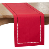 Laser-Cut Hemstitch Runner