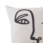 Womxn Embroidered Pillow Cover – Feminist Decor, Handcrafted