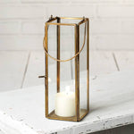 Thin Hayworth Lantern - Antique Brass