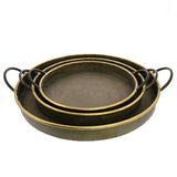 Archer Galvanized Trays, Round 3 sizes