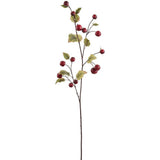 51” Faux Red Apple Spray