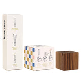 Base Vase + The Block Party Bundle (Walnut)