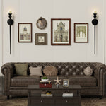 Set of 2 31.5" Vintage Candle Wall Sconces