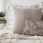 Lennox Woven Textured Pillow Cover –Soft, Stylish Decorative